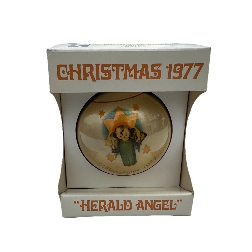 Vintage Schmid Sister Berta Hummel Christmas Ornament 1977 Herald Angel
